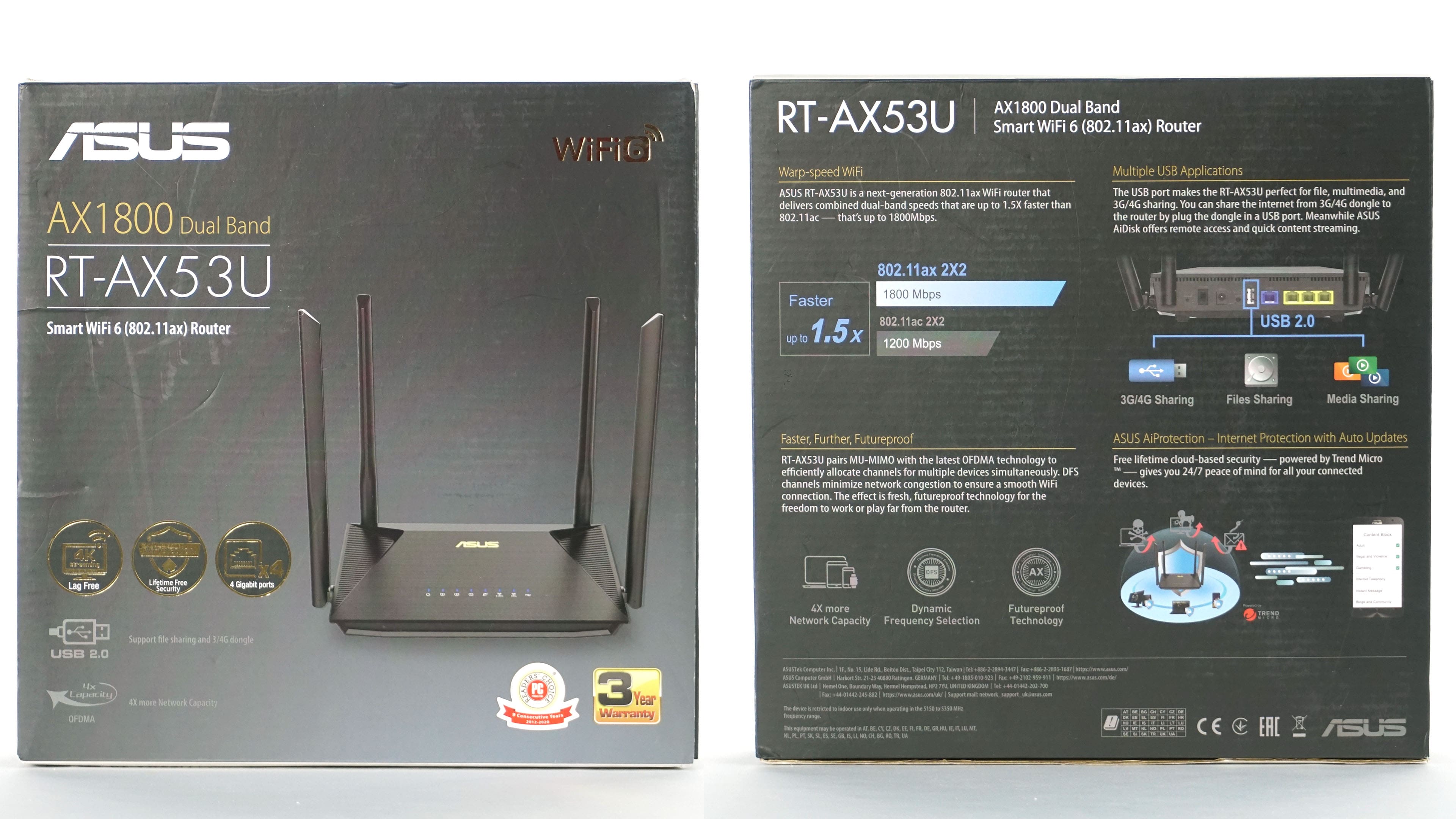 6 the RT-AX53U: in Cheap Asus WiFi for router or masses test,
