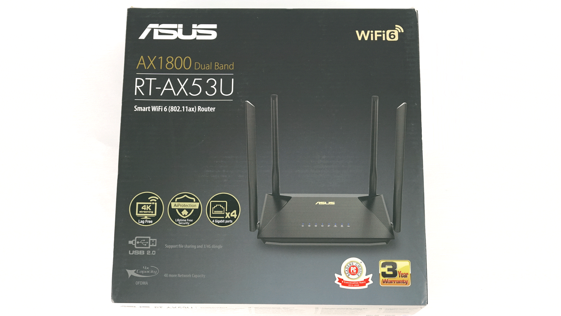 or 6 masses in WiFi Cheap RT-AX53U: test, for Asus the router
