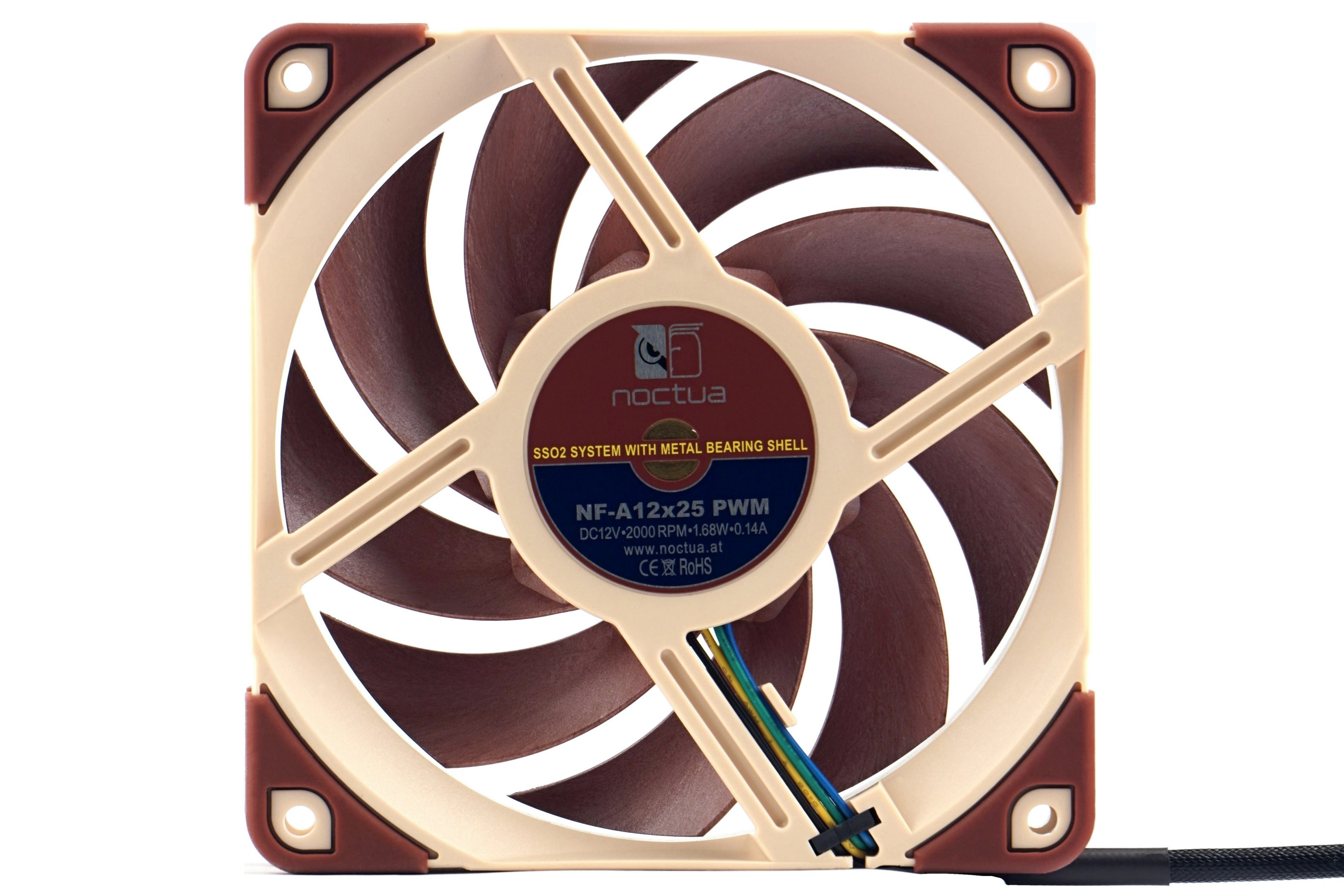 Noctua NF-A12x25 LS-PWM, Ultra Quiet Silent Fan, 4-Pin (120mm, Brown)